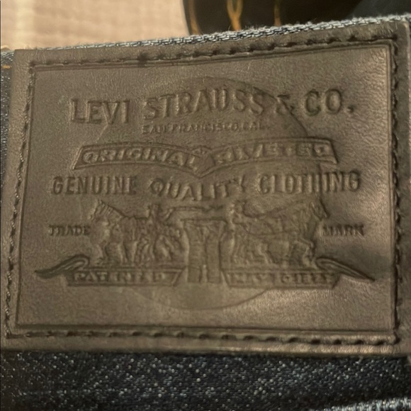 Levi's Women’s Dark Blue Jeans Plank Straight - Picture 7 of 8